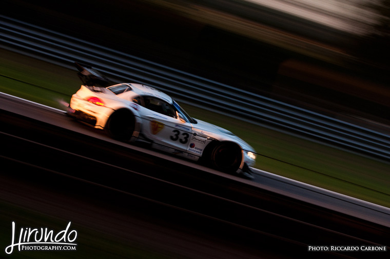 BMW Z4 GT3 flames