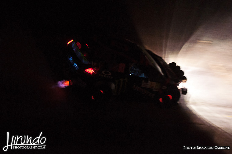 Ford Fiesta WRC night flame